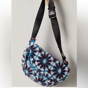 Free People FP Movement Printed Sherpa sling Bag